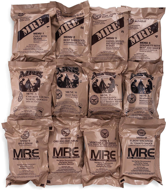 U.S. Military MRE Meals (Inspection Sep-2025)