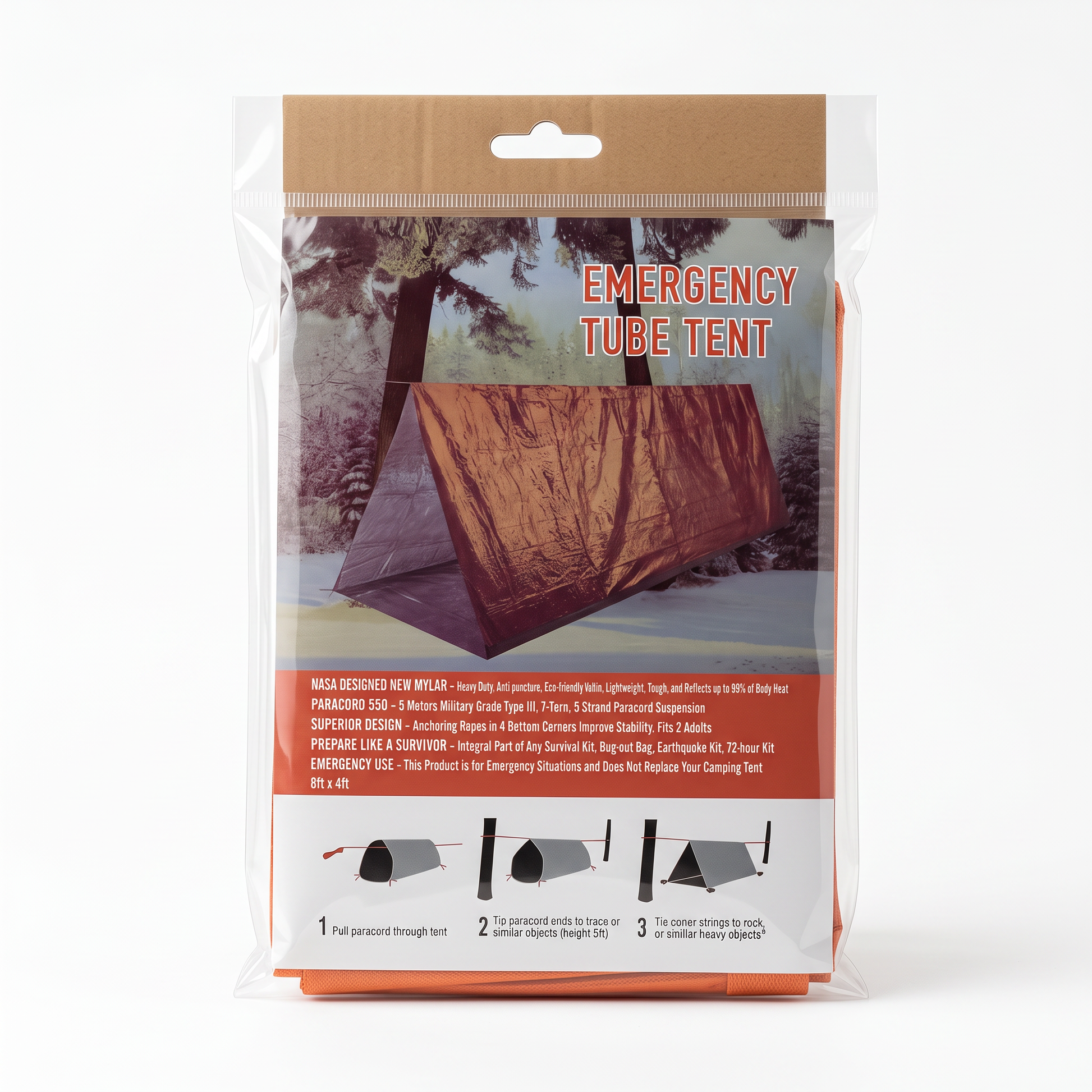 Emergency Mylar Tent